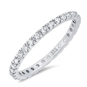 NWOT Sterling silver minimalistic stacking band